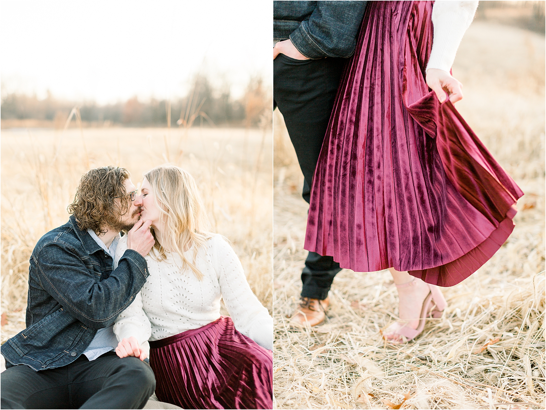 winter anniversary session
