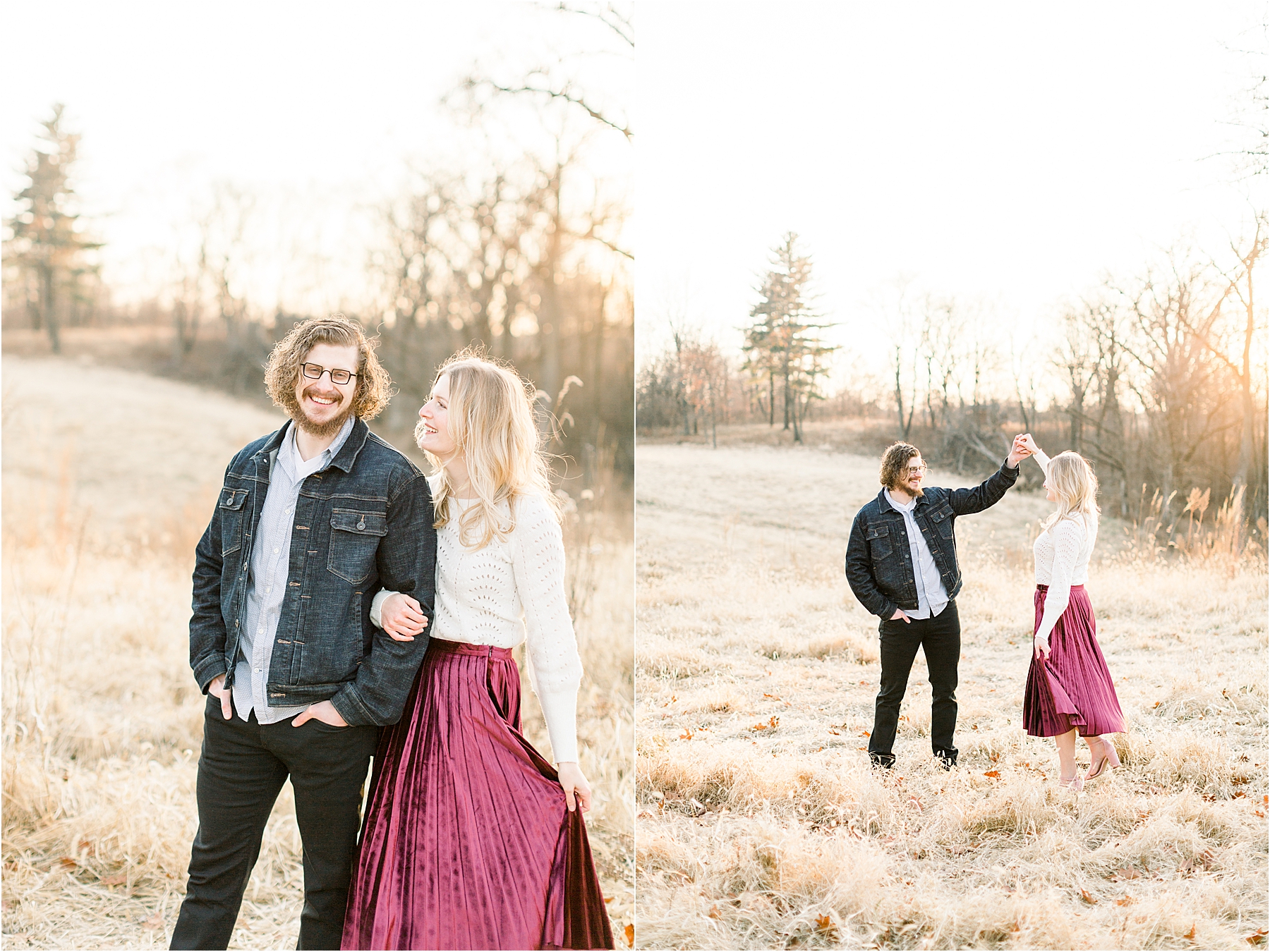 winter anniversary session