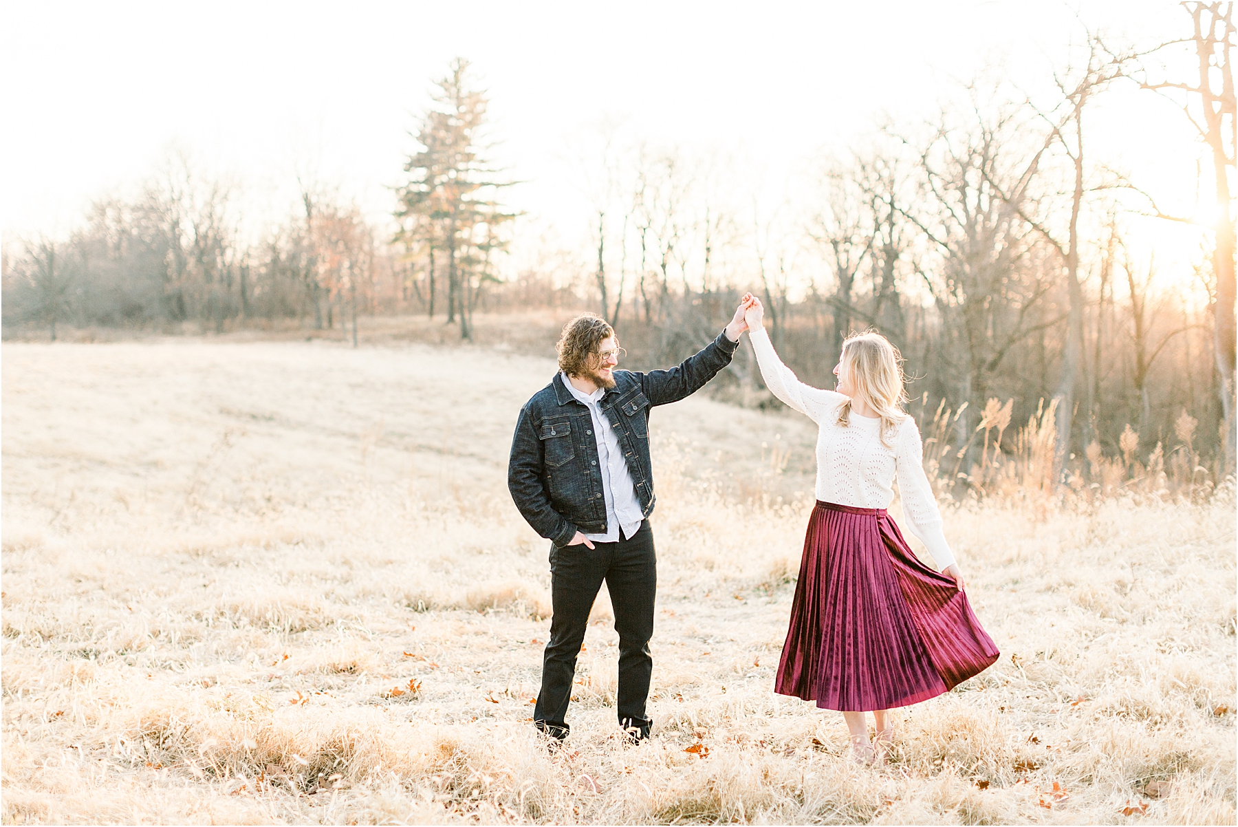 winter anniversary session