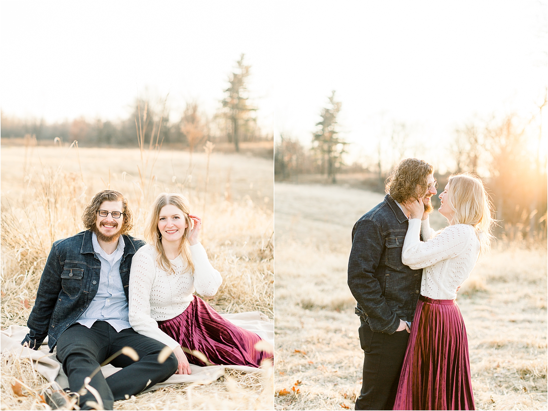 winter anniversary session