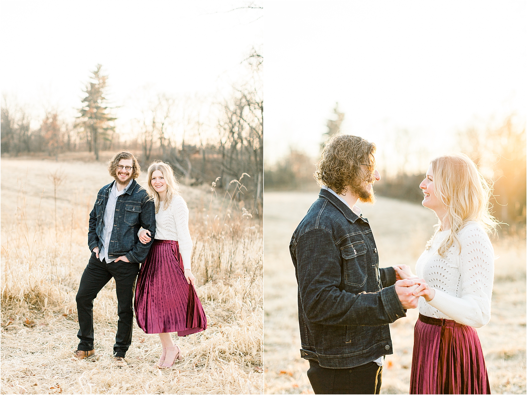 winter anniversary session