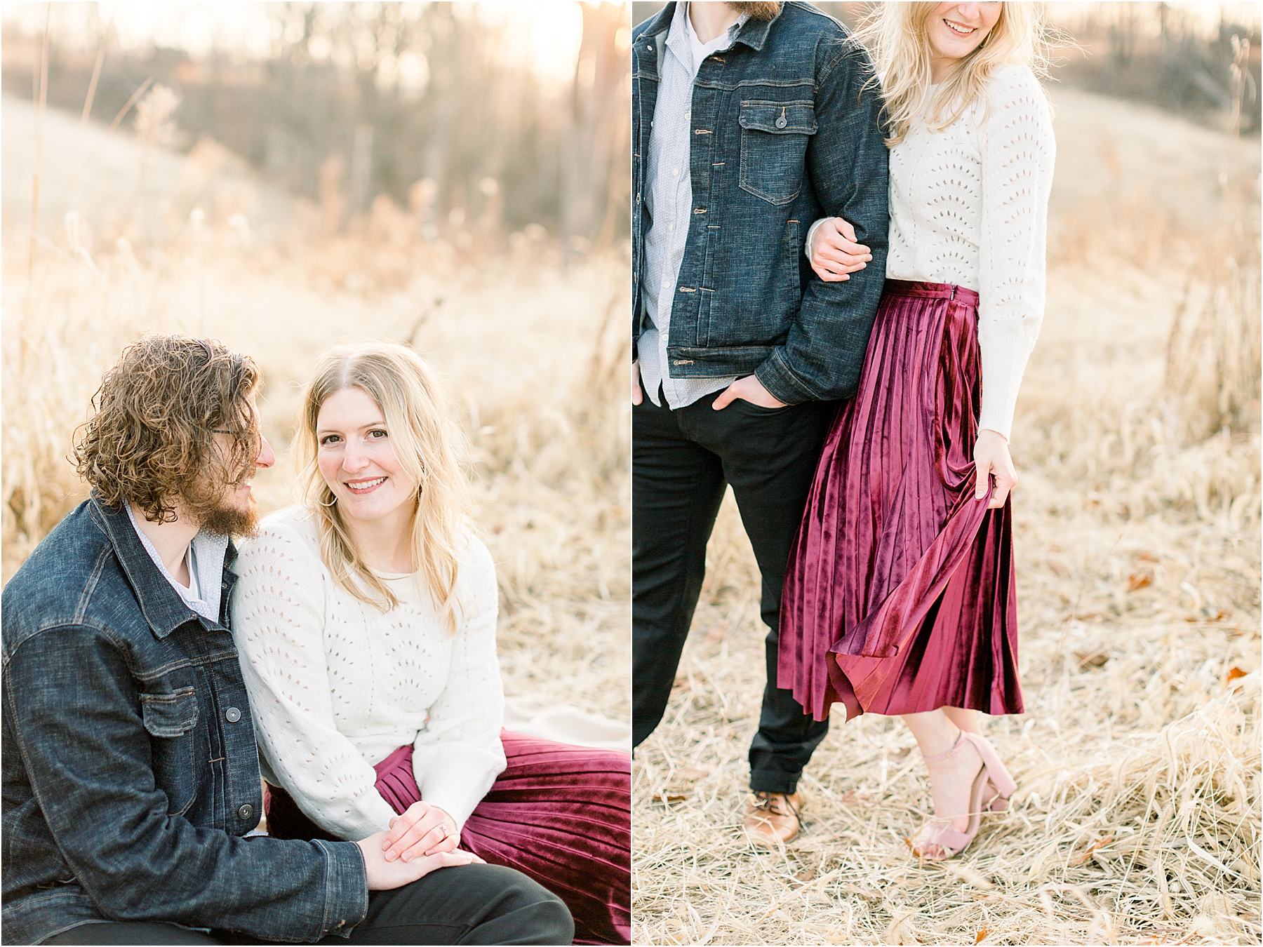 winter anniversary session
