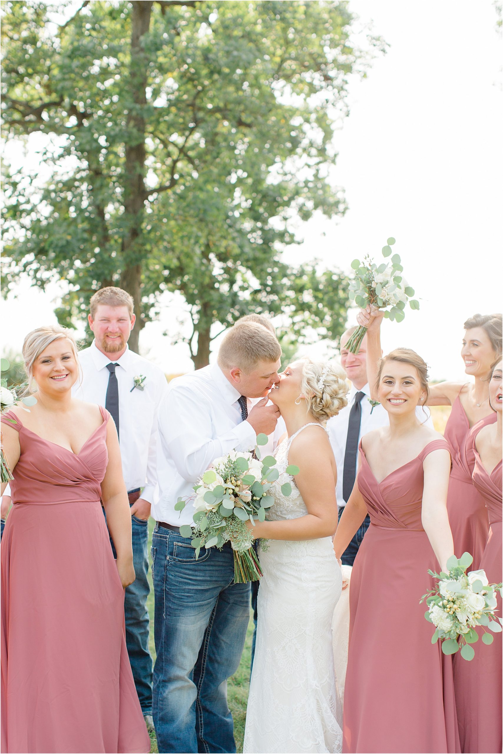Iowa Fall Backyard Wedding