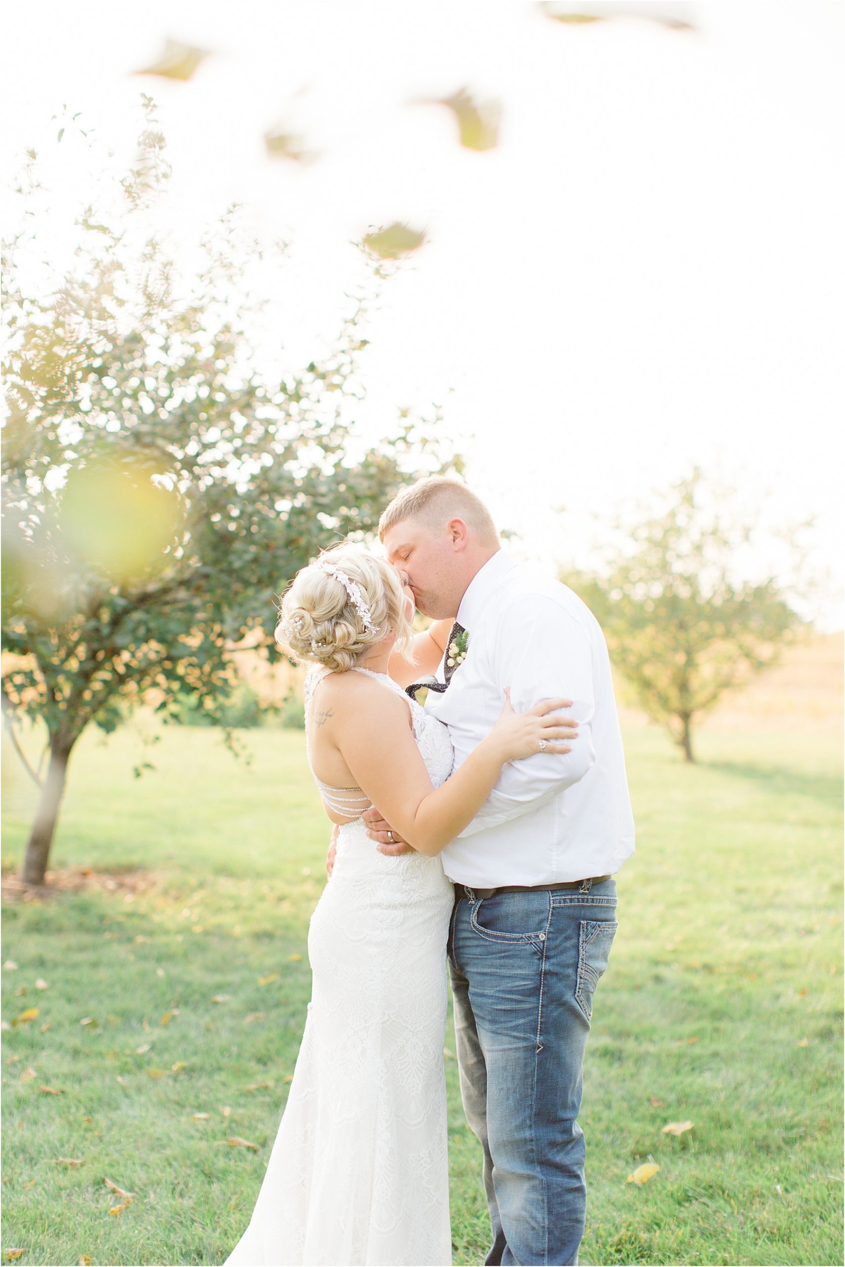 Iowa Fall Backyard Wedding