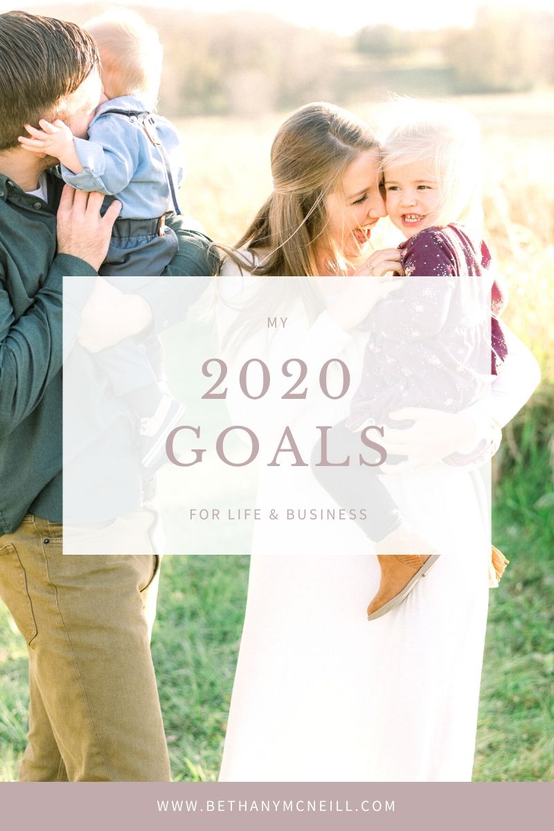 Iowa Wedding Photographer 2020 Goals for Life + Business