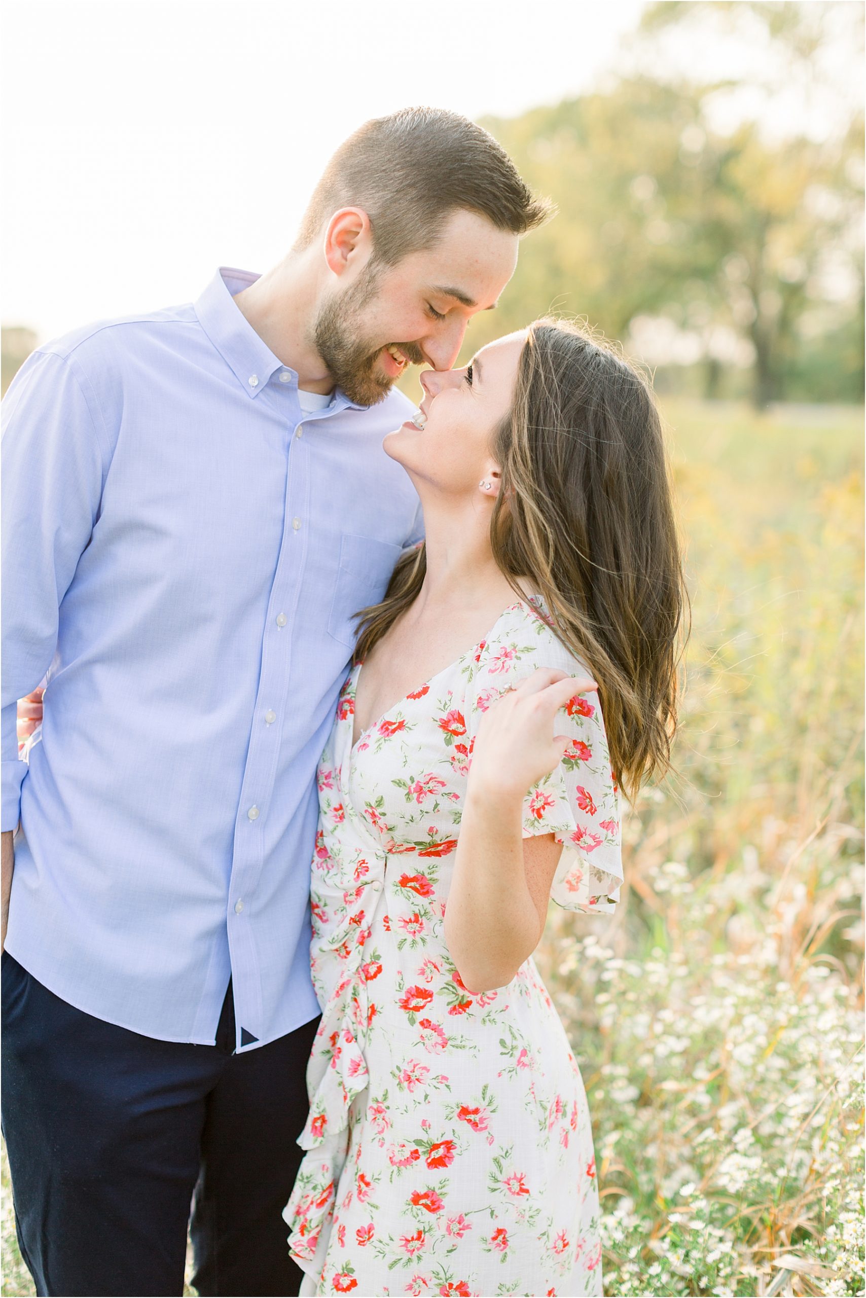 Iowa Sunset Engagement Session