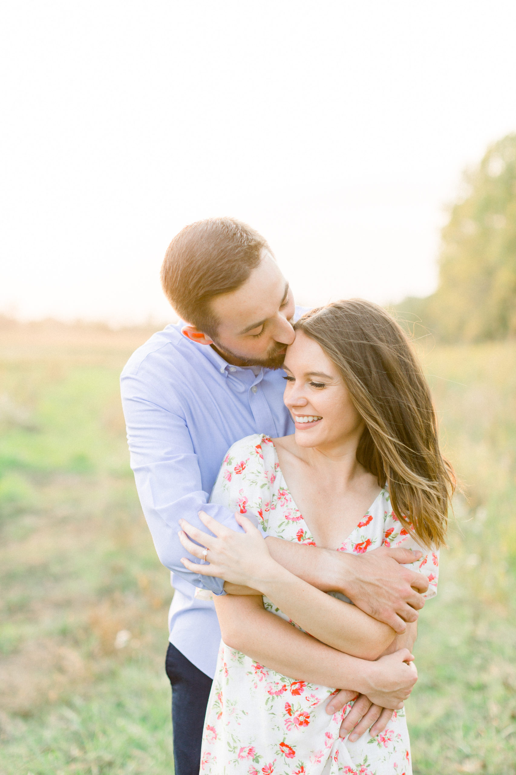 Sunset Cedar Rapids Engagement Session