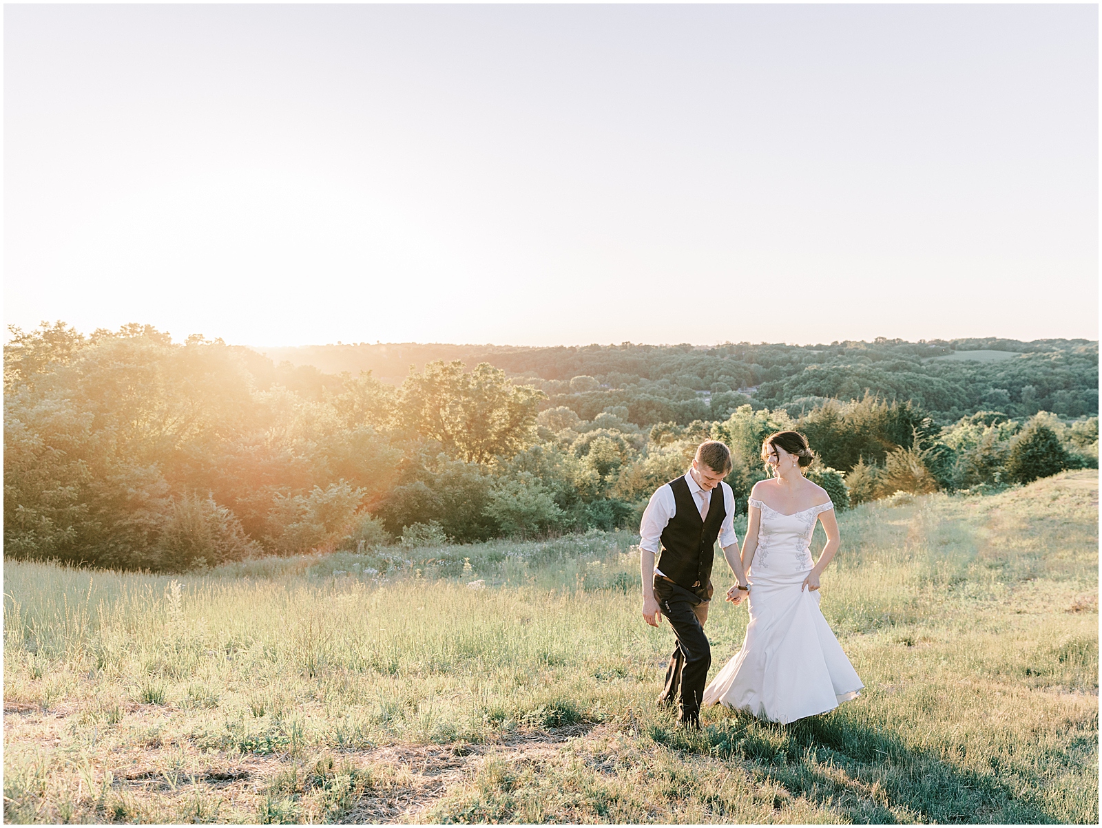 Ashton Hill Galena Wedding Sunset
