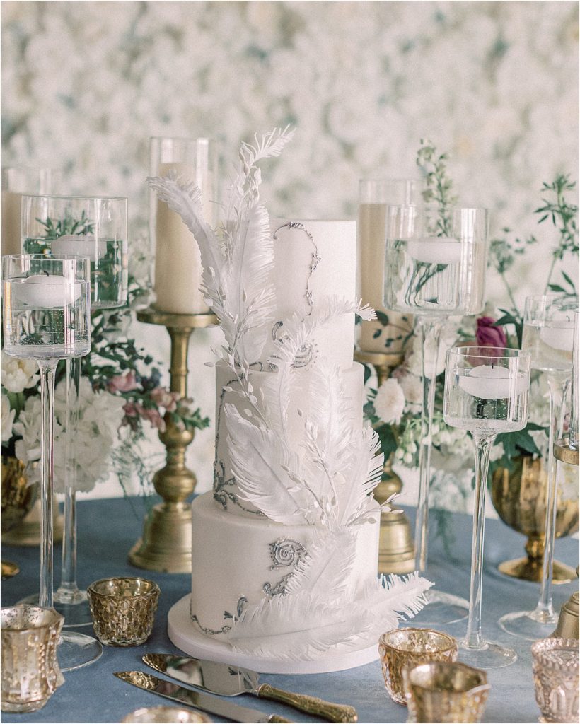 National Czech and Slovak Museum Wedding Editorial with themes from Bridgerton.