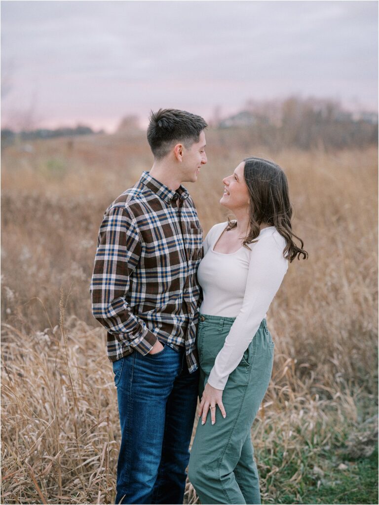 November Engagement Session in Ames, Iowa