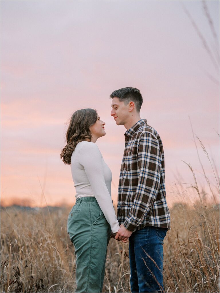 November Engagement Session in Ames, Iowa