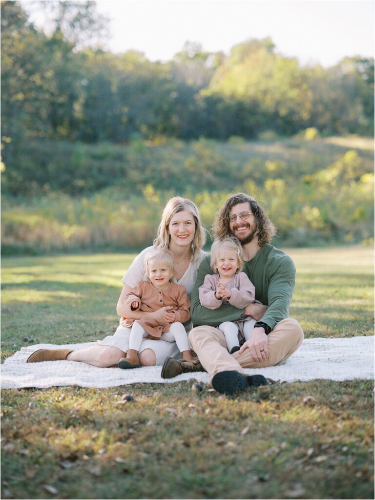 Family photos in Ames, Iowa