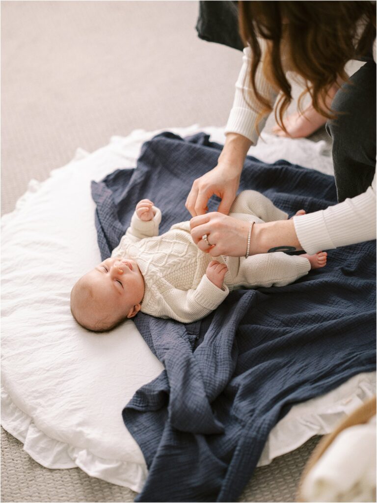 Home Newborn Session in Dubuque, Iowa
