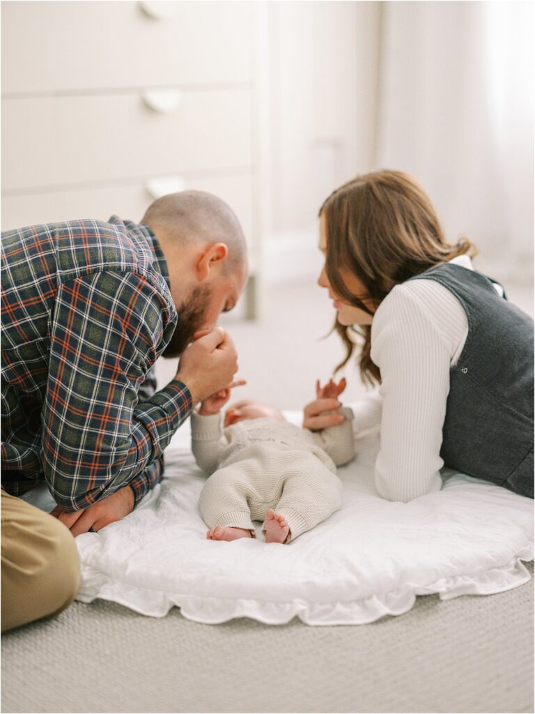 Home Newborn Session in Dubuque, Iowa