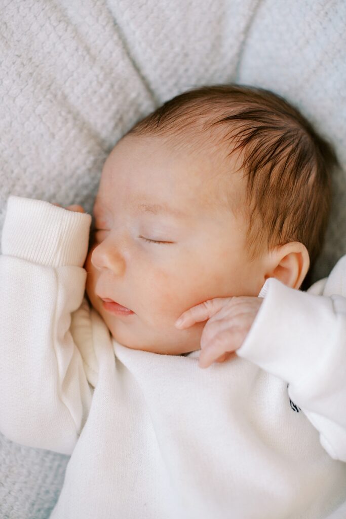 Newborn baby girl