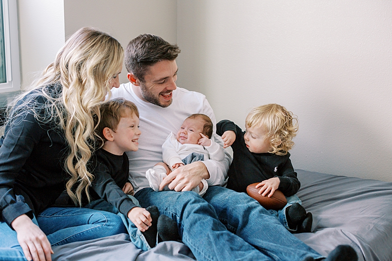 North Liberty home family session