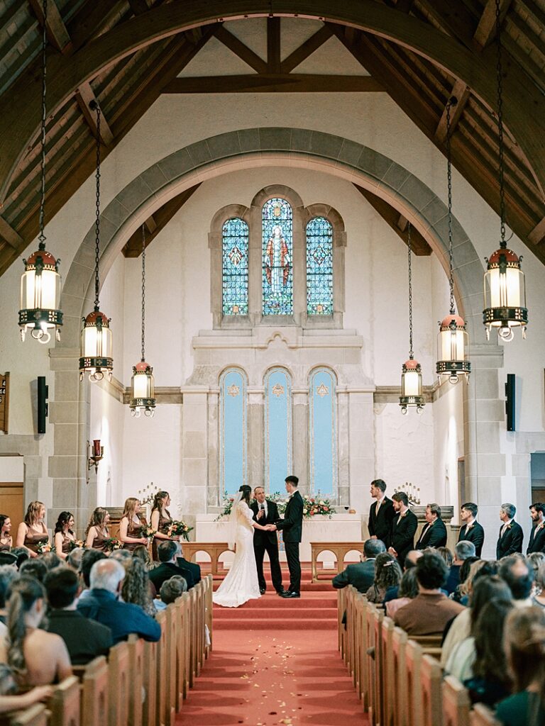 Wedding ceremony at Country Cathedral Wedding